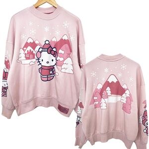 NWT Hello Kitty Winter Holiday Sweatshirt Women’s Large
